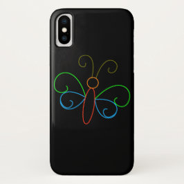 Neon Butterfly Case-Mate iPhone Hülle