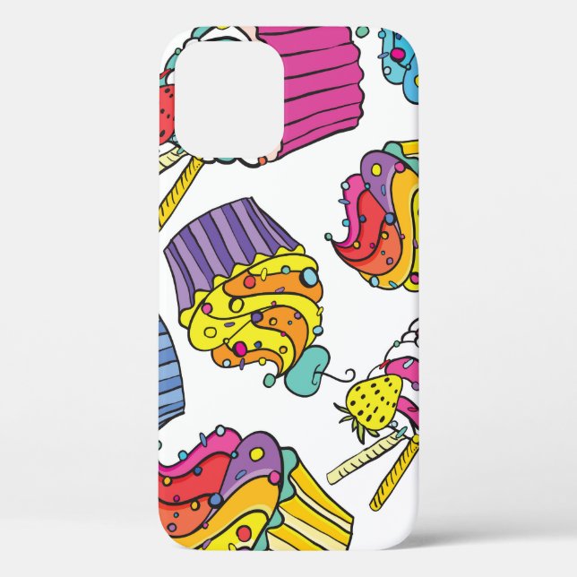 Neon Cakes: Pop Art Pattern. Case-Mate iPhone Hülle (Rückseite)