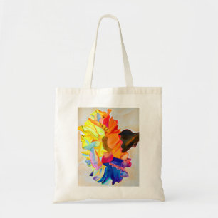 Neon Carnation Aquarell Blume Tragetasche