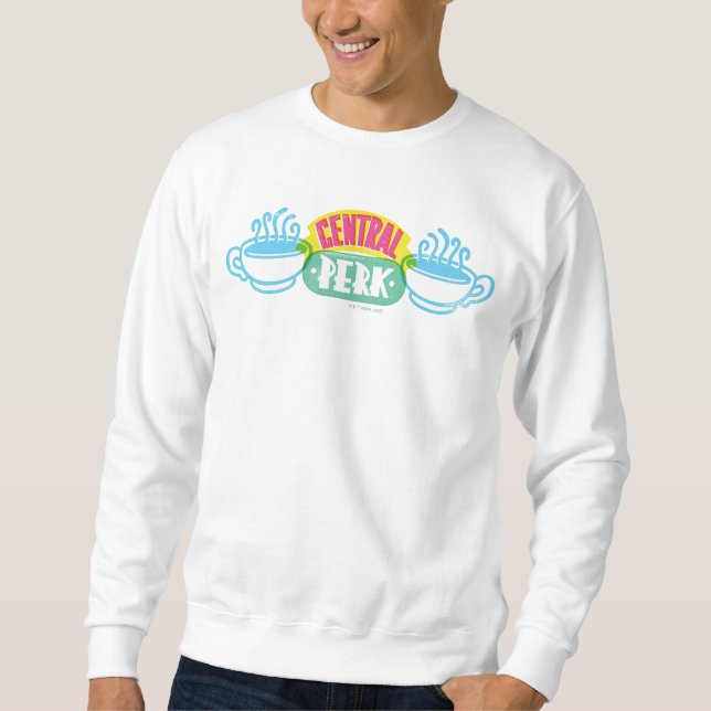 Neon Central Perk Logo Sweatshirt (Vorderseite)