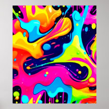 Neon Chaos Liquid Color Explosion