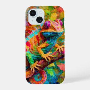 Neon Charlie Caméléon, Collage de la forêt tropica