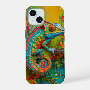 Néon Charlie Caméléon, Collage de la Forêt Tropica