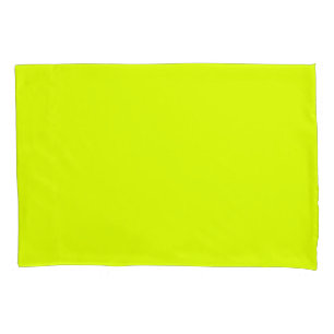Neon Chartreuse Solid Color   Trendfarbe Kissenbezug