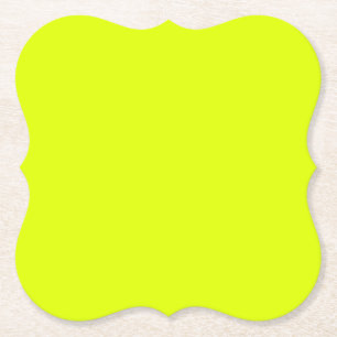 Neon Chartreuse Solid Color   Trendfarbe Untersetzer
