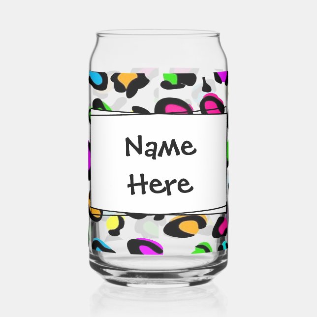 Neon Cheetah Dosenglas (Links)