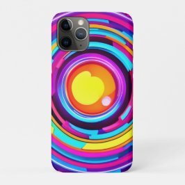 Neon Circle Vortex Muster Case-Mate iPhone Hülle