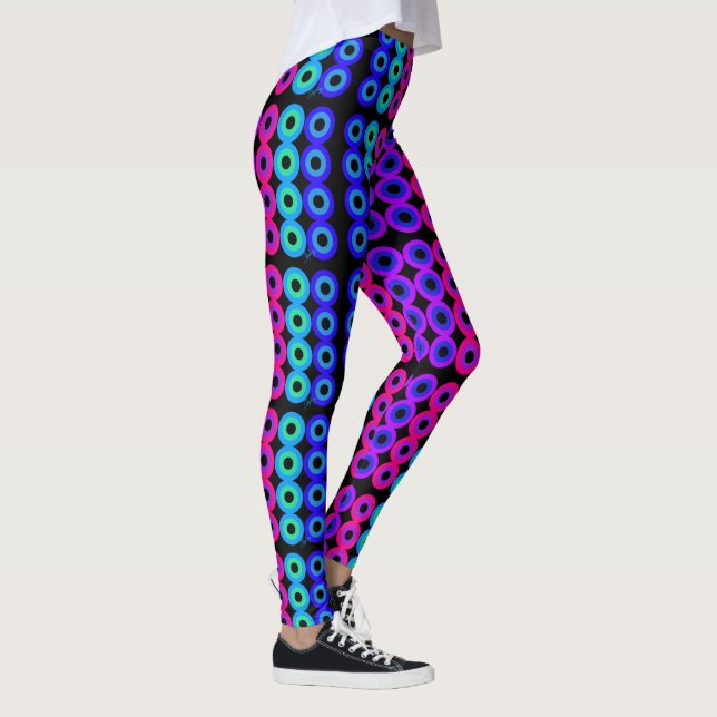 Neon Circles Leggings (Rechts)