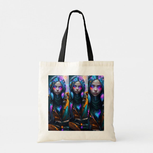 Neon City Girl Sac fourre-tout (Dos)