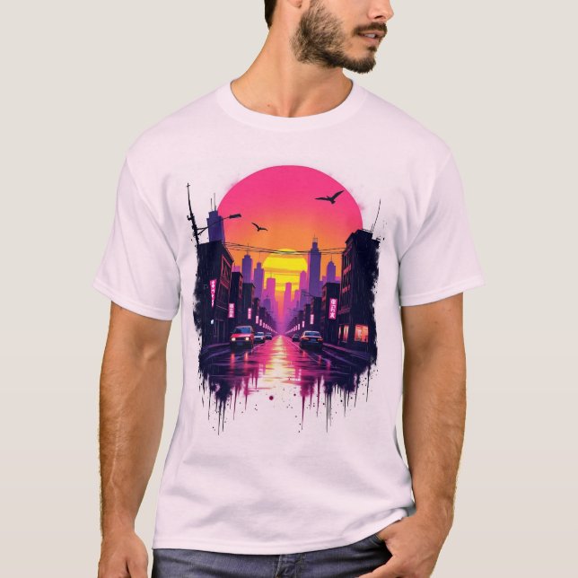 Neon City T-Shirt (Vorderseite)