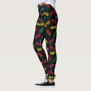 Neon Classic Sonnenbrillen Muster Leggings