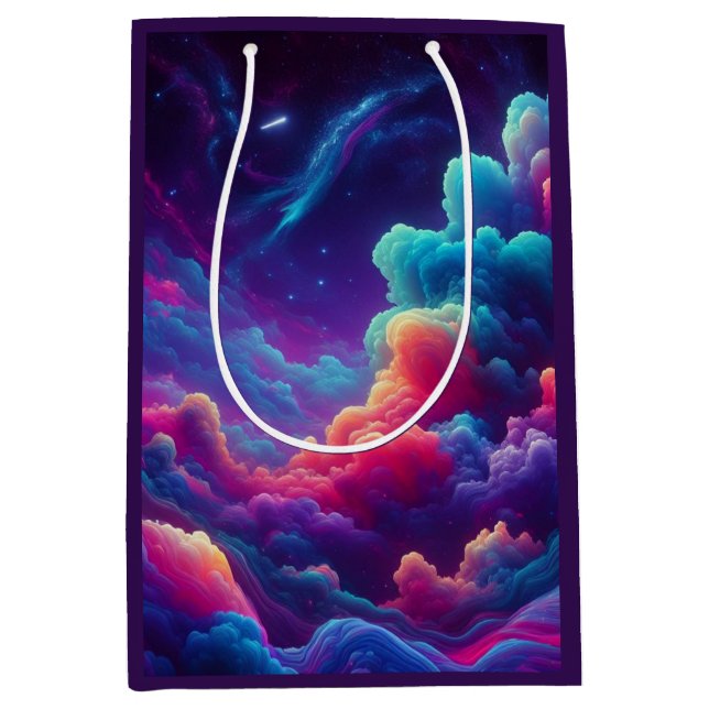 Neon Cloud Bag Mittlere Geschenktüte (Vorderseite)