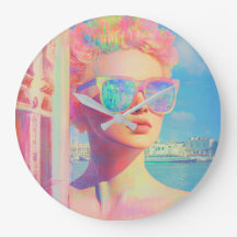 Neon Coastal Beauty mit Sonnenbrille