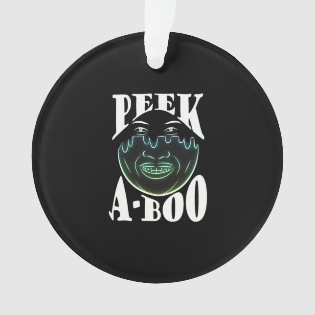Neon Colored Artwork - Peekabo Ornament (Vorderseite)