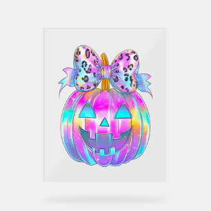 Neon Coquette Citrouille d'Halloween