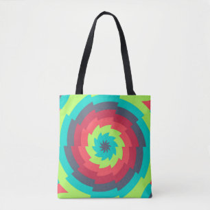 Neon Cosmic Whirl Tasche