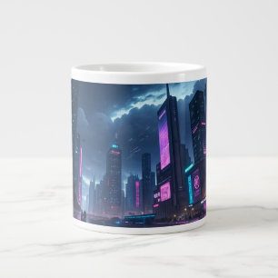 Neon Cyber City Tasse - Tauchen Sie ein in die Zuk
