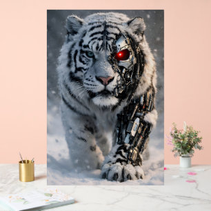 Néon cybernétique Apex tigre tigre de