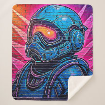 Neon Cyberpunk Astronaut
