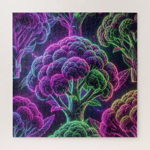 Neon-Cyberpunk-Blumenkohl-Galaxie