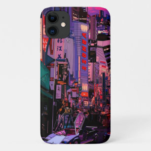 Neon Cyberpunk Metropole Case-Mate iPhone Hülle