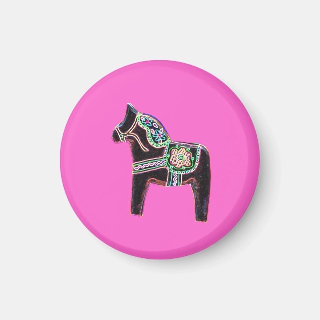 Neon Dala Magnet (Vorne)