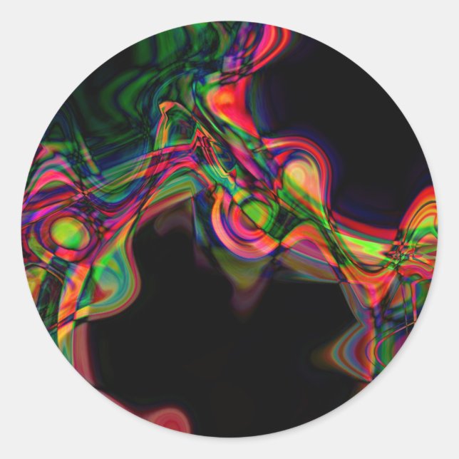 Neon Dance II Aufkleber (Vorderseite)