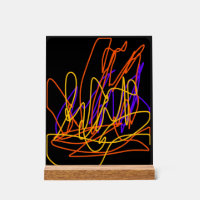 néon de peinture Abstrait sur l'art acrylique orig