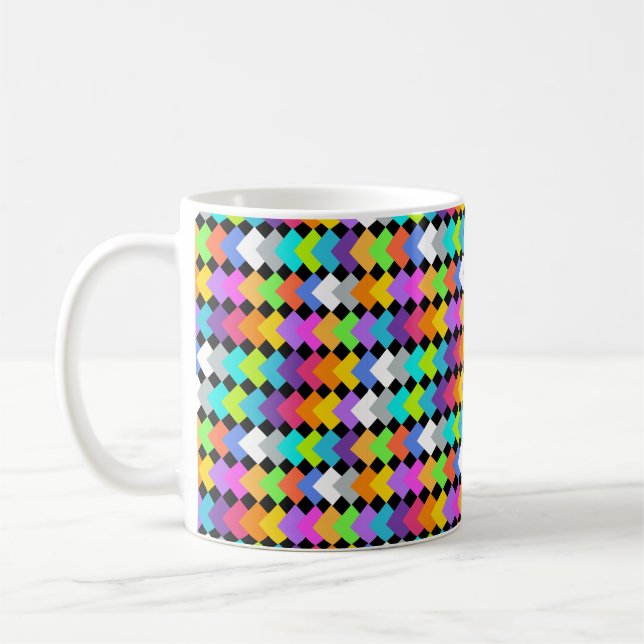 Neon Diamonds Kaffeetasse (Links)