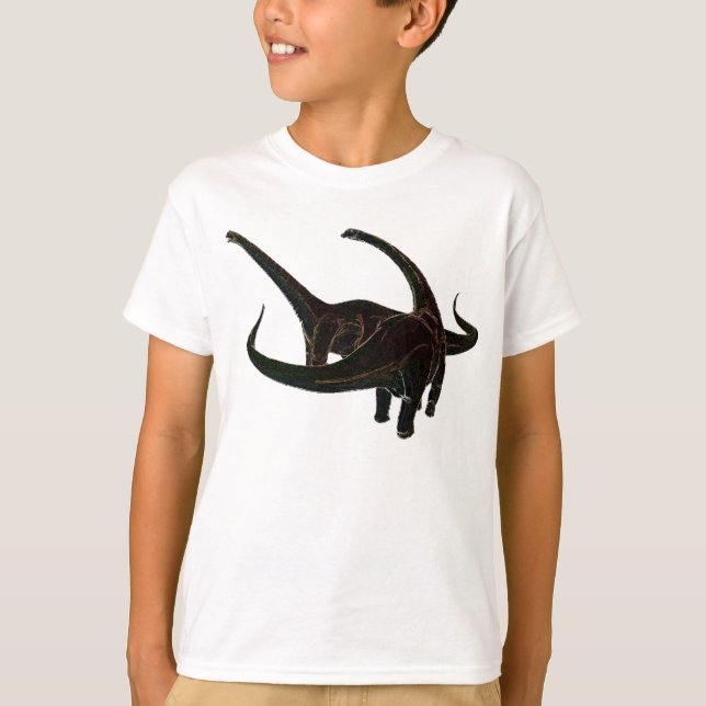 Neon Dinosaurier T-Shirt (Vorderseite)