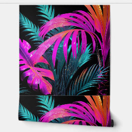 Neon Disco Jungle Peel and Stick Tapete