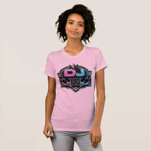 Neon-DJ-Frauen-T-Shirt T-Shirt