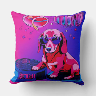 Neon Dog Kissen