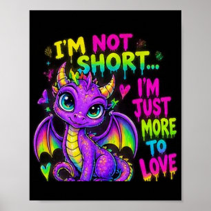 Neon-Drache Nicht Klein Nur Mehr Zum Lieben Poster