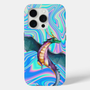Neon-Drachen-Holografisches Design Case-Mate iPhone Hülle