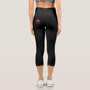 Neon Dragon Black Capri Hose