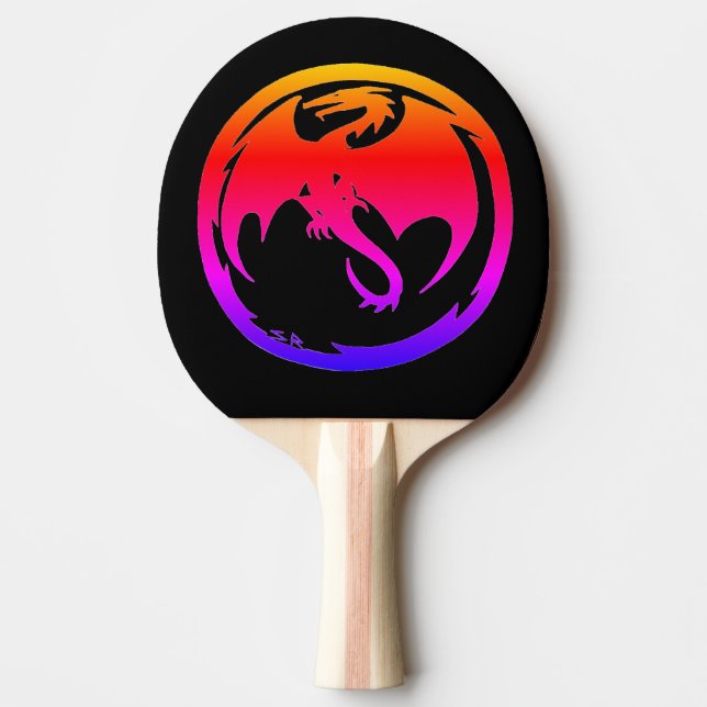 Neon Dragon Pingpongpaddel Tischtennis Schläger (Vorderseite)
