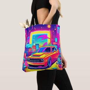 Neon Dream Car Escape Tasche