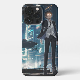 Neon Dreams: Die Cyberpunk-Einsamkeit iPhone 13 Pro Hülle