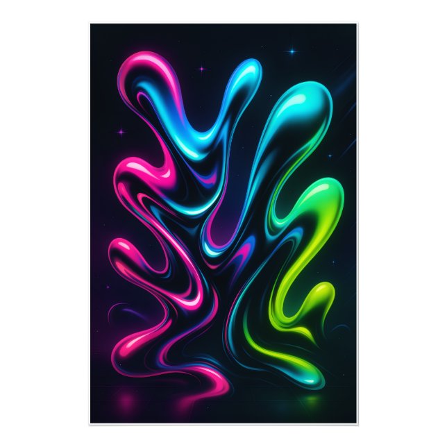Neon Dreams II Poster & Drucke (Vorne)