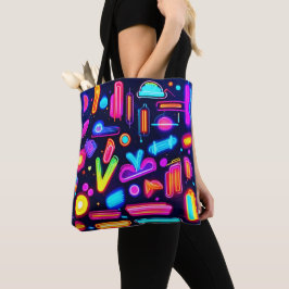 Neon Dreamscape Symphony Tasche