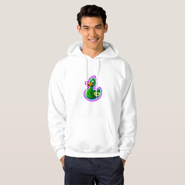 Neon Duck Design Hoodie (Vorne ganz)
