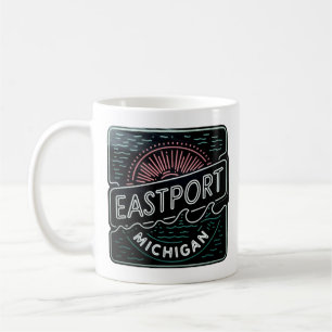 Neon Eastport Michigan Kaffeetasse