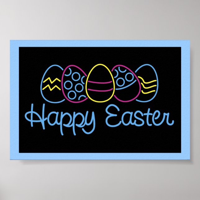 Neon Eggs - Poster (Vorne)