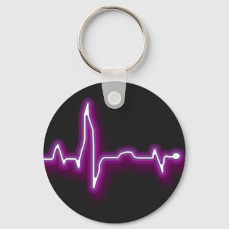 Neon EKG Keychain Schlüsselanhänger