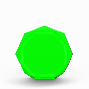Neon Electric Green Solid Color   Classic Fotoblock