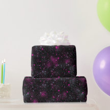 Neon Elektrisch Rosa Glühen Schwarzes Glitter Must