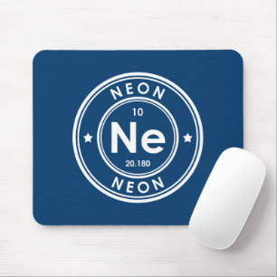 Neon Element Blue Mouse Pad Mousepad