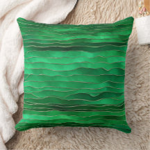 Neon Emerald Green Gradient AI Art