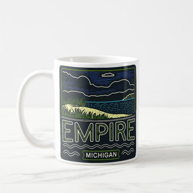 Neon Empire Michigan Kaffeetasse (Links)